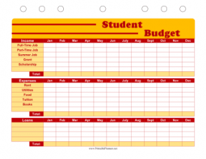 Student_Planner_Budget_Planner