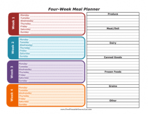 Four_Week_Meal_Planner_with_Grocery_List