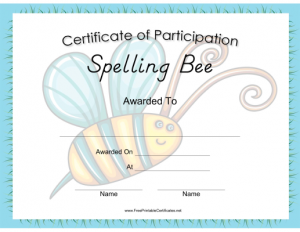 Spelling_Bee_Certificate