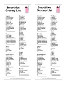 Smoothies_Grocery_List