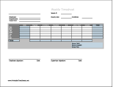 Printable TImesheet